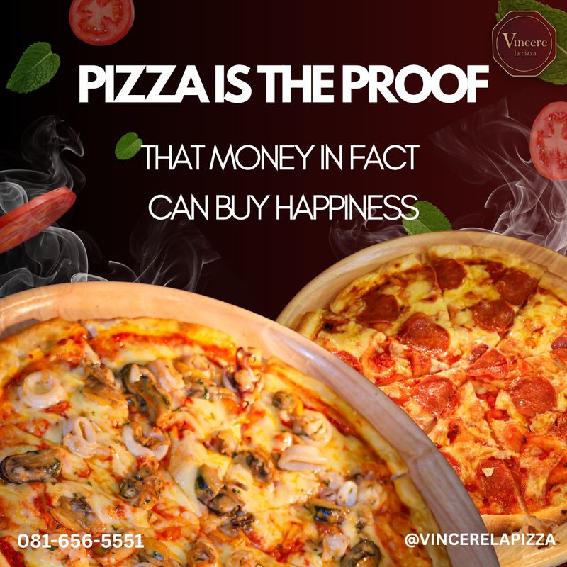 พิซซ่าซื้อความสุขได้ Vincere La Pizza