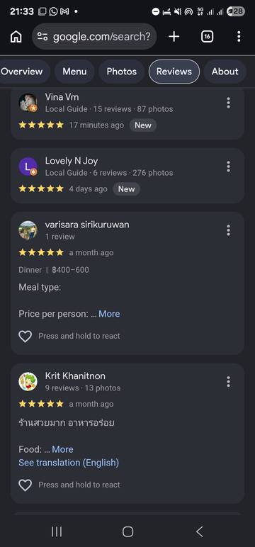 Google Review Screenshot